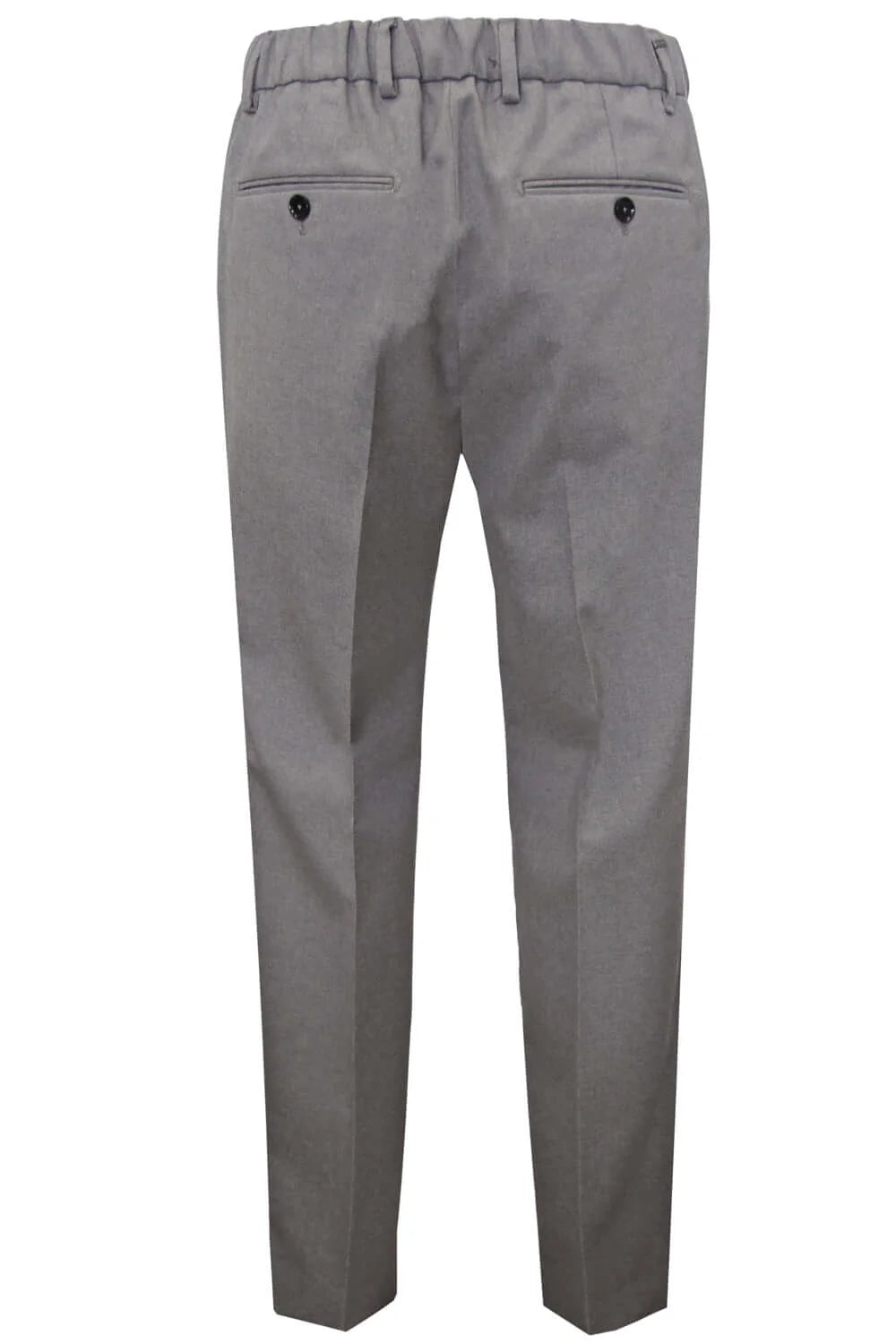 BE ABLE pantalone in fresco lana uomo grigio melange