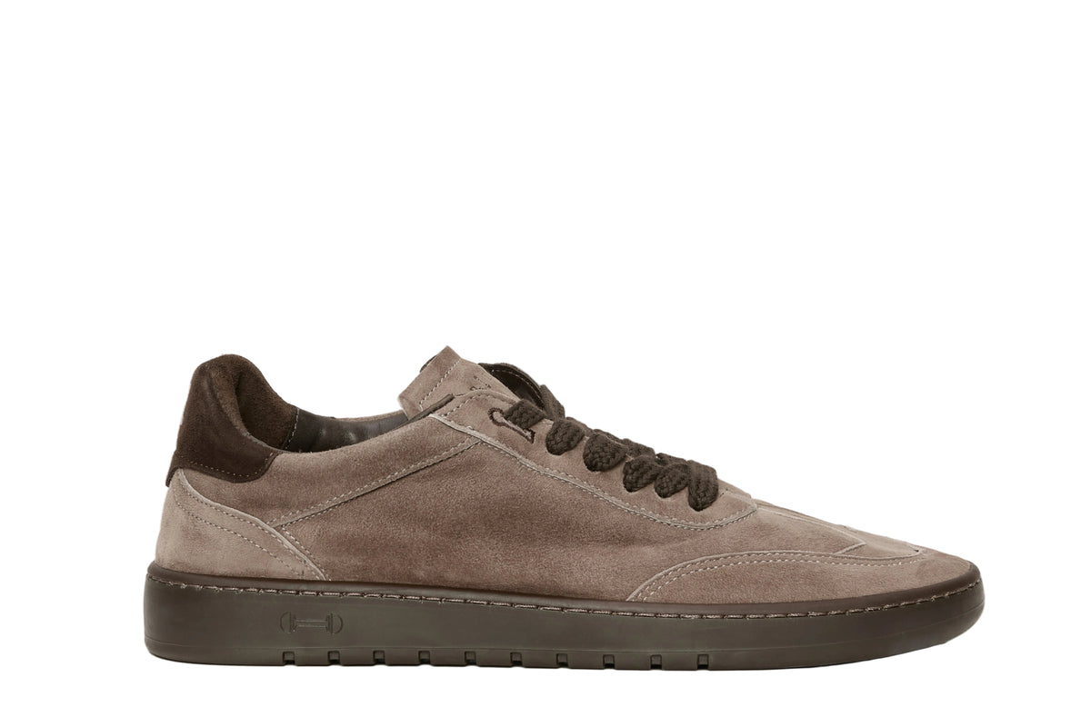 PIUMHA Levante Sneakers in camoscio – Taupe e marrone | ViaMonte Shop