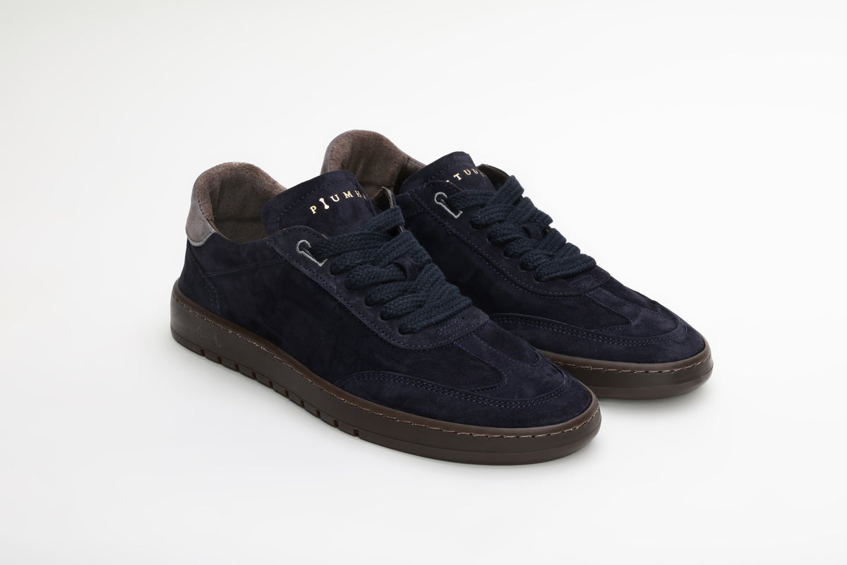 PIUMHA Levante Sneakers in camoscio – Blu e grigio