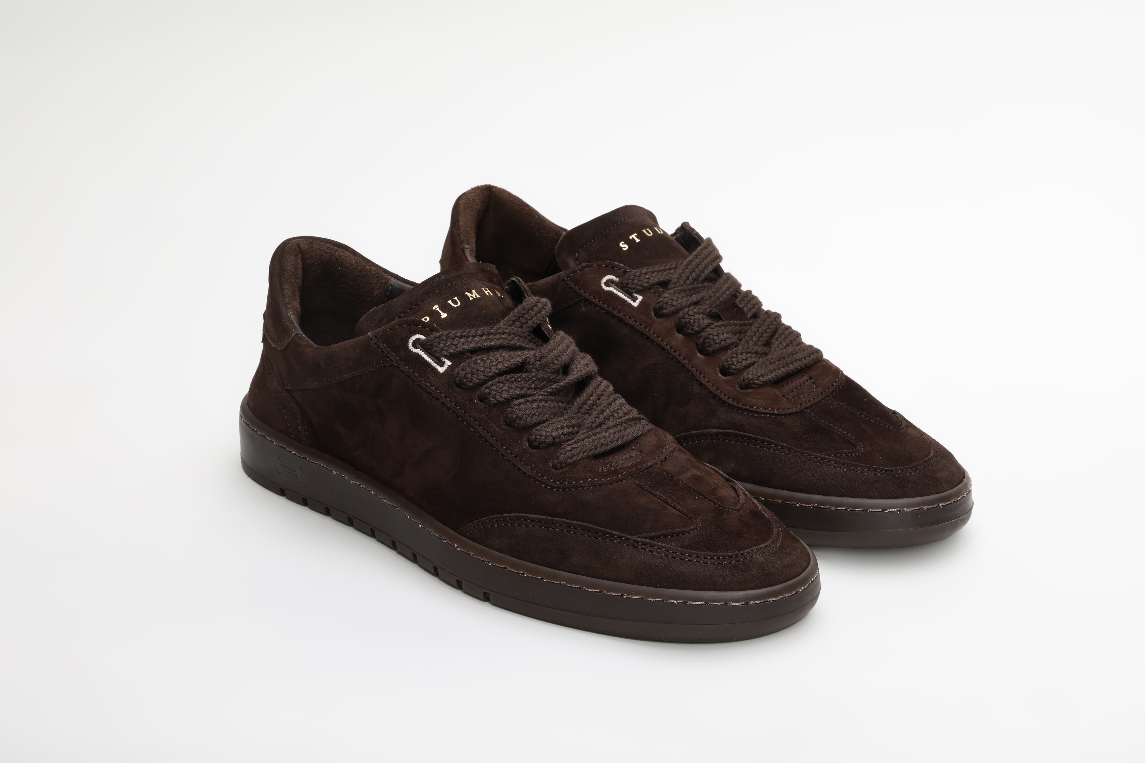 PIUMHA Levante Sneakers in camoscio – Marrone scuro