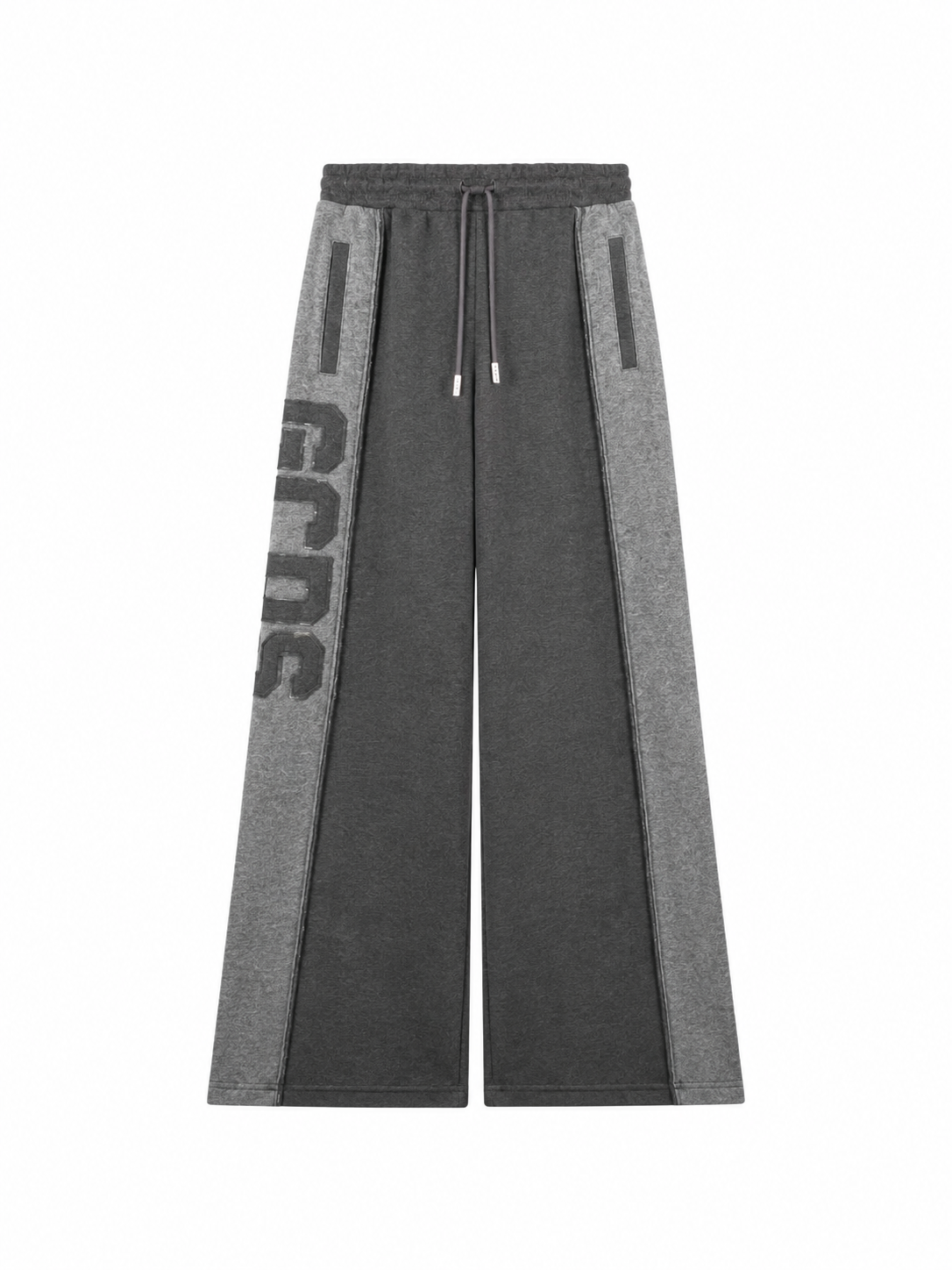 Joggers GCDS Band Logo Patch Uomo - Antracite/Grigio