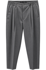 LWBR pantalone in flanella grigio uomo