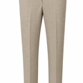 LWBR pantalone in fresco lana beige da uomo