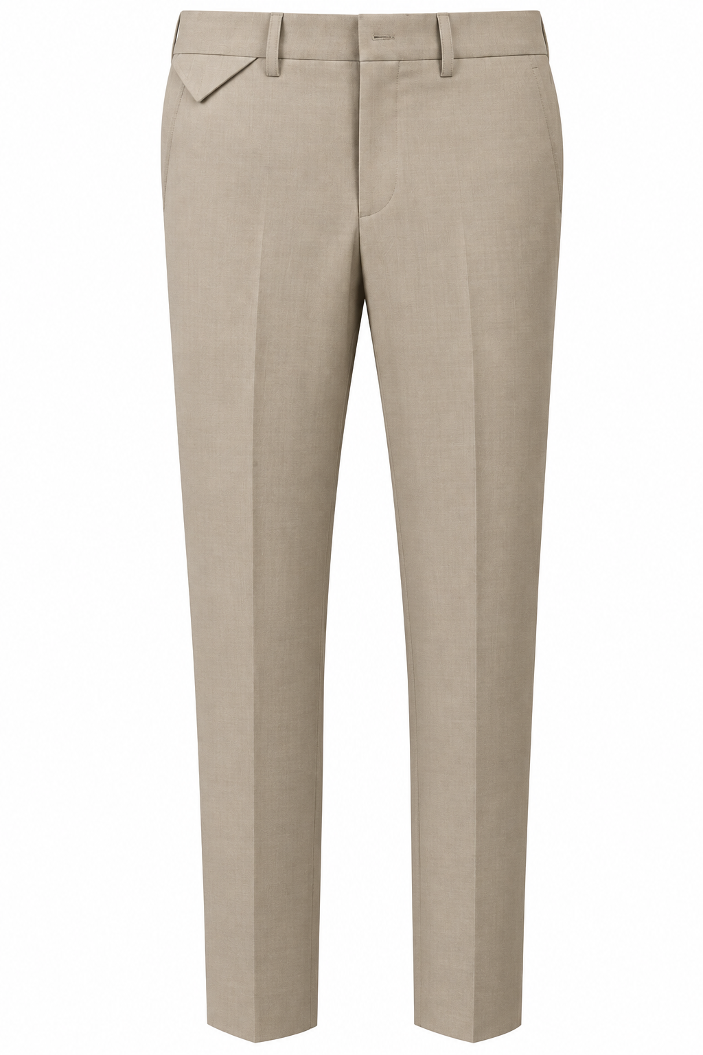 LWBR pantalone in fresco lana beige da uomo