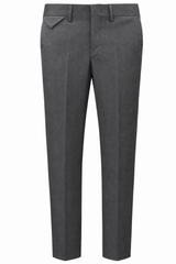 LWBR pantalone in fresco lana grigio uomo