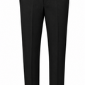 LWBR pantalone in fresco lana nero da uomo