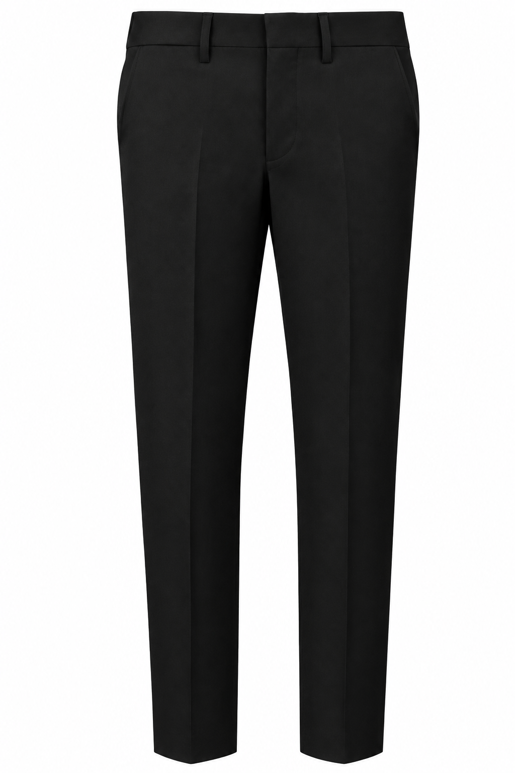 LWBR pantalone in fresco lana nero da uomo