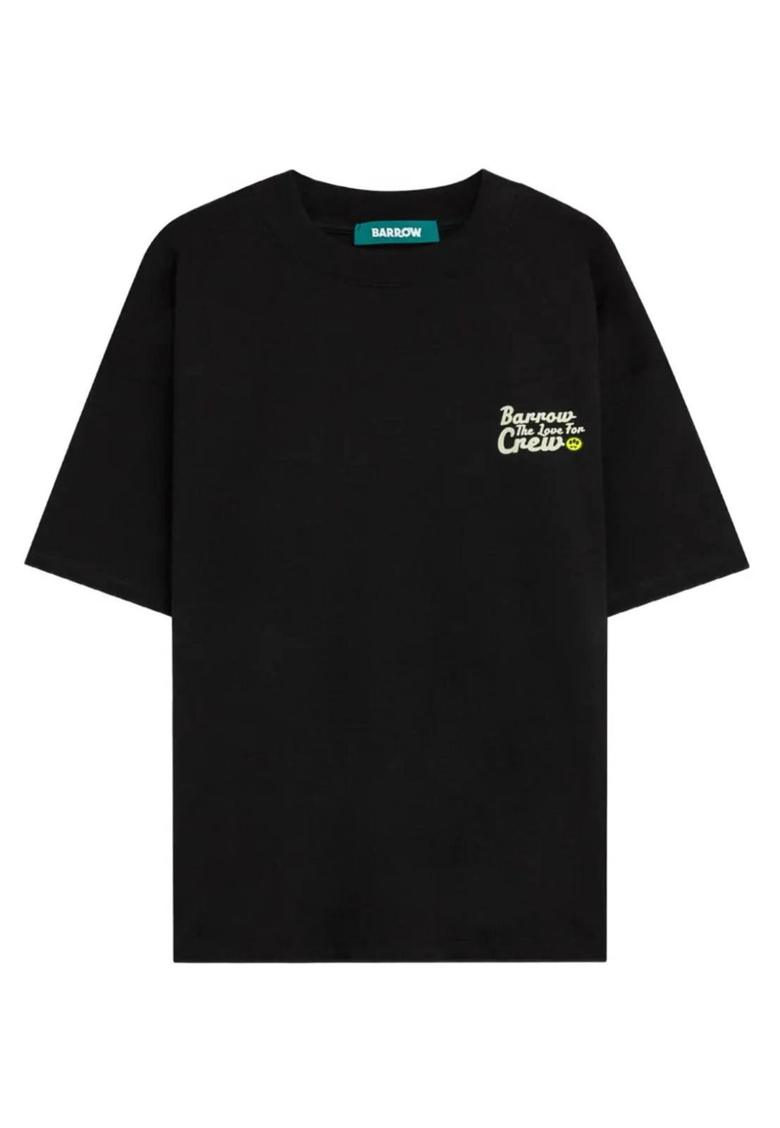 Barrow T-Shirt nera in Jersey di Cotone – Vestibilità Unisex | ViaMonte Shop