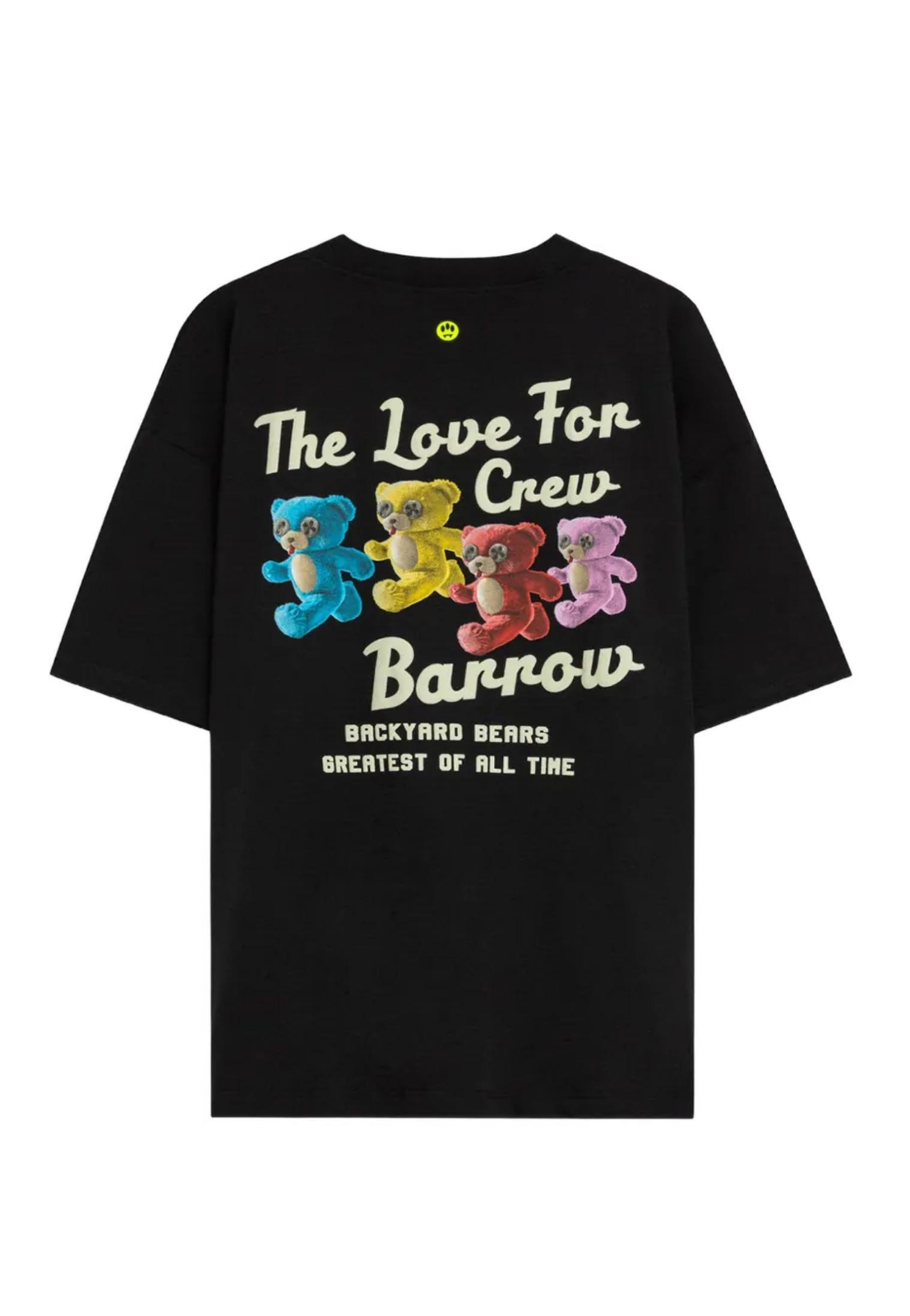 Barrow T-Shirt nera in Jersey di Cotone – Vestibilità Unisex | ViaMonte Shop