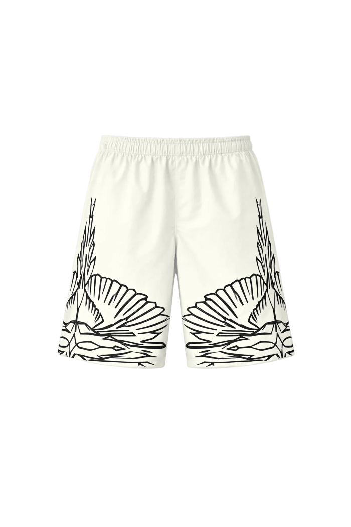 Bermuda unisex Marcelo Burlon County of Milan in cotone avorio