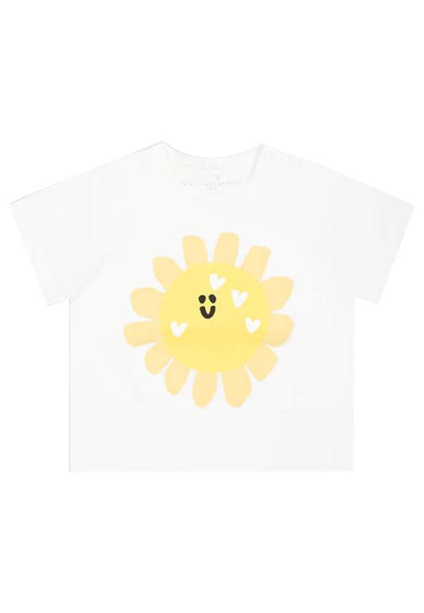 신생아 상아를위한 Stella McCartney 티셔츠