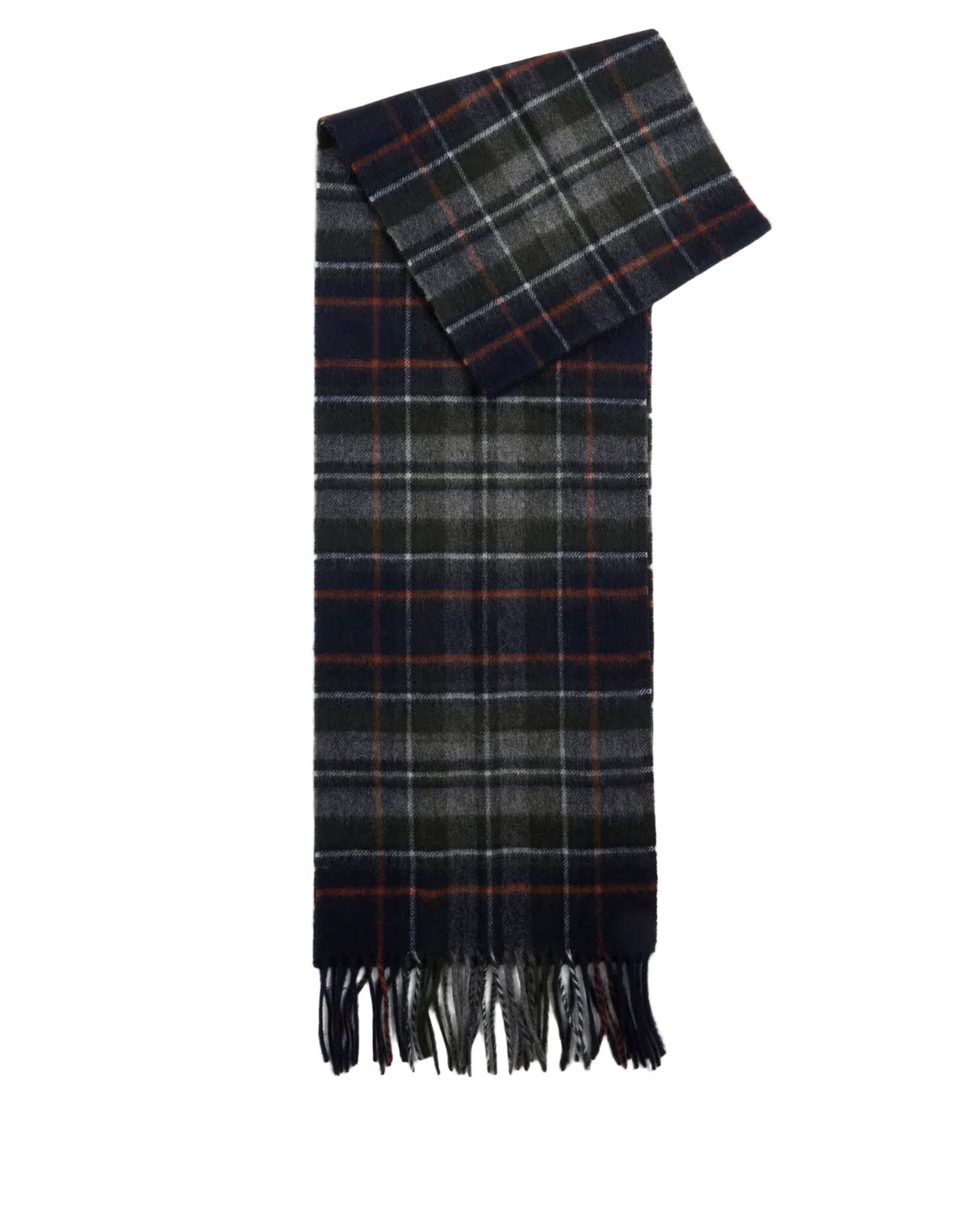 Barbour Sciarpa New Check Tartan blu | ViaMonte Shop