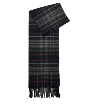 Barbour Sciarpa New Check Tartan blu | ViaMonte Shop