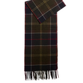Barbour sciarpa Galingale tartan verde oliva