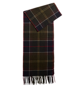 Barbour sciarpa Galingale tartan verde oliva