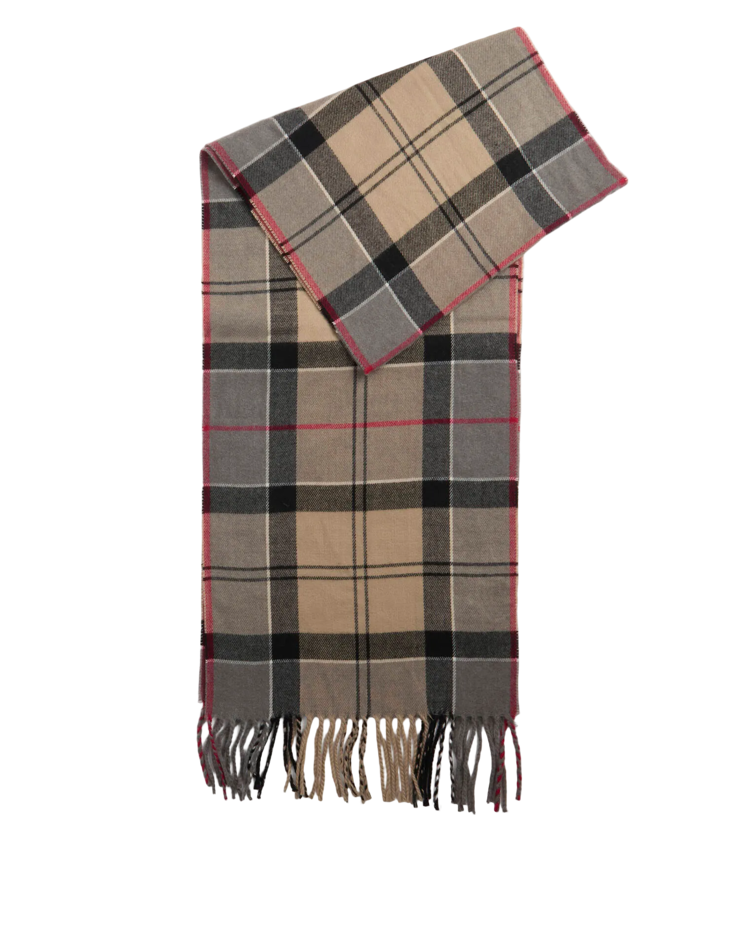 Barbour sciarpa Galingale tartan beige | ViaMonte Shop
