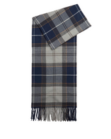 Barbour sciarpa Galingale tartan grigia | ViaMonte Shop