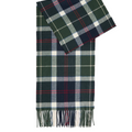 Barbour sciarpa Galingale tartan verde bottiglia