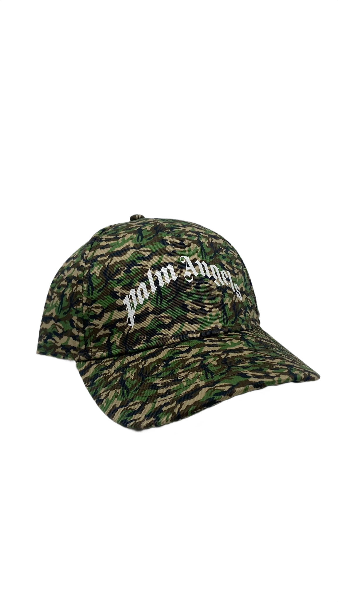 Cappello Palm Angels  unisex in cotone militare con logo iconico