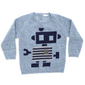 ViaMonte Shop | Pullover bambino celeste in lana vergine