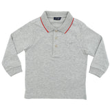 ViaMonte Shop | Polo baby boy grigia in cotone