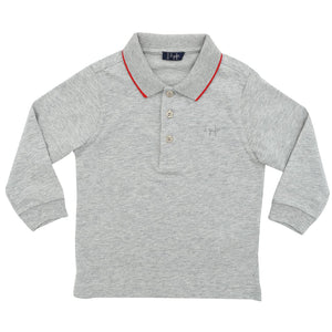 ViaMonte Shop | Polo baby boy grigia in cotone