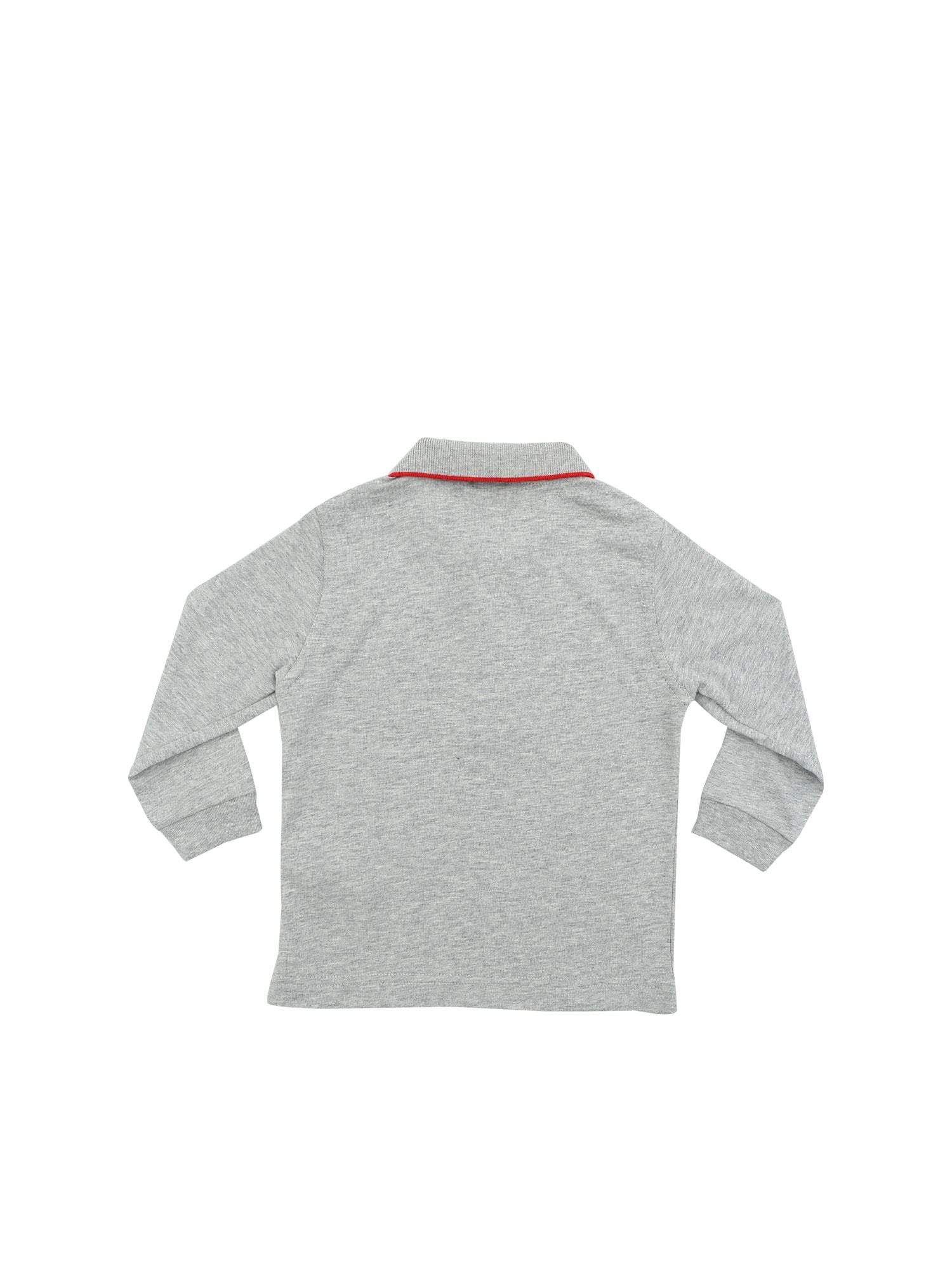 ViaMonte Shop | Polo baby boy grigia in cotone