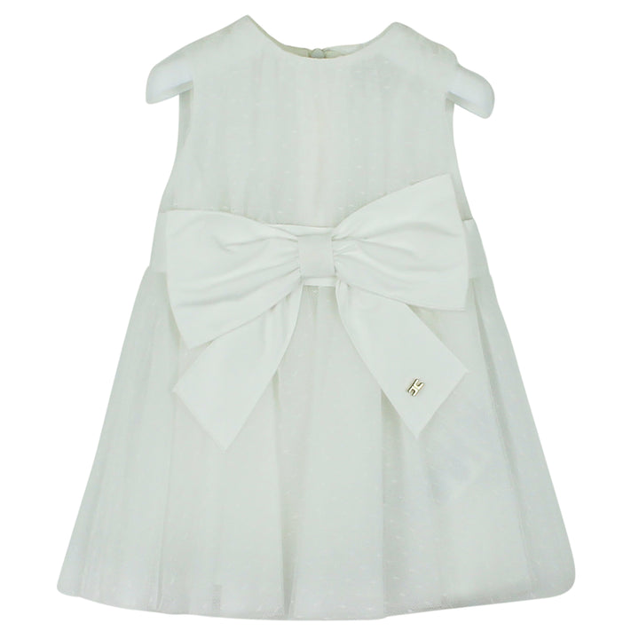 Via Monte Shop Elisabetta Franchi Abito baby avorio in tulle