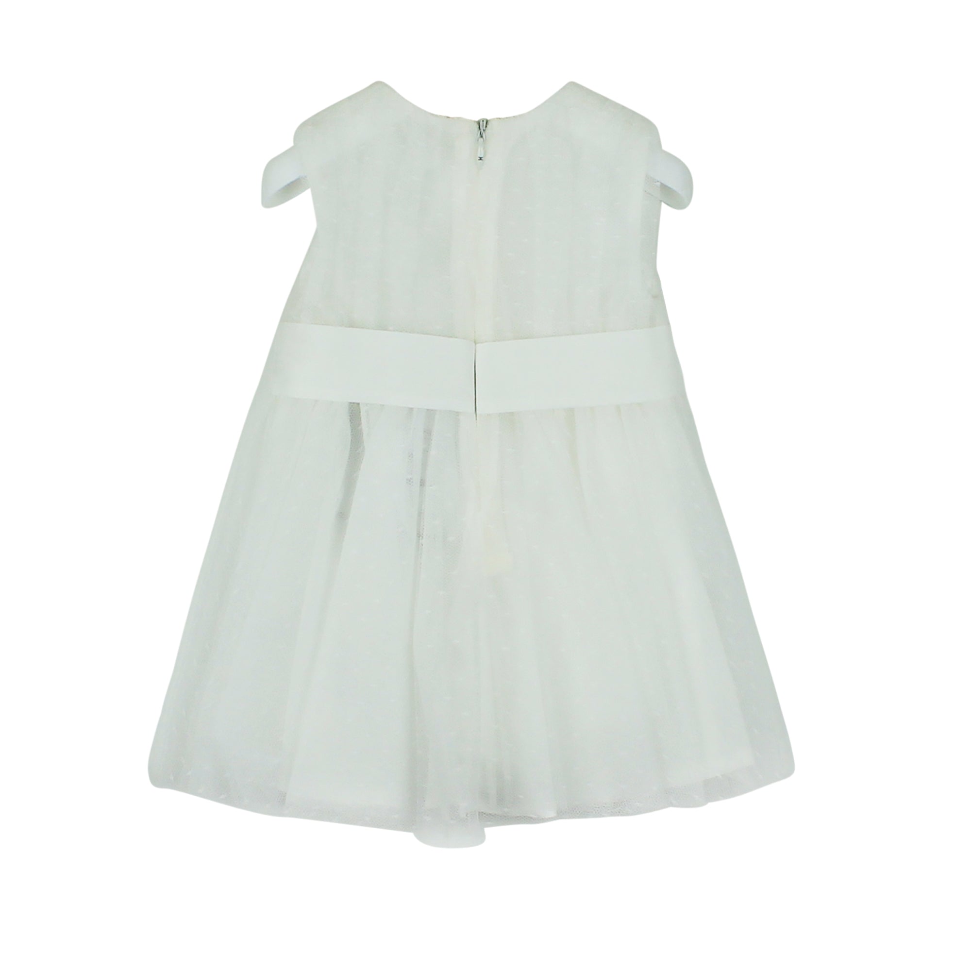 ViaMonte Shop | Elisabetta Franchi La Mia Bambina abito baby avorio in tulle cerimonia