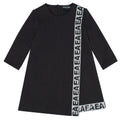 ViaMonte Shop | Vestito con paillettes bambina nero in cotone