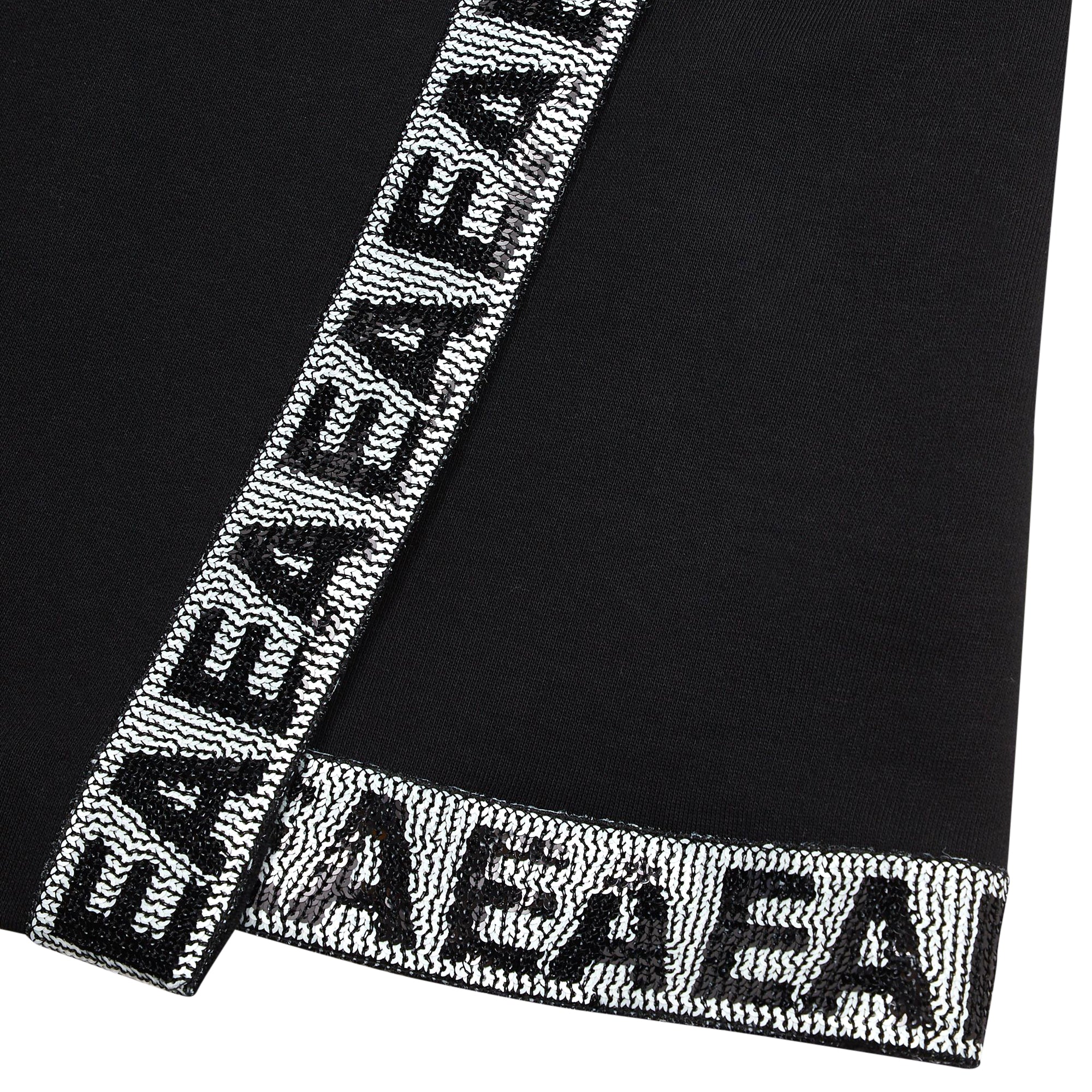 ViaMonte Shop | Vestito con paillettes bambina nero in cotone