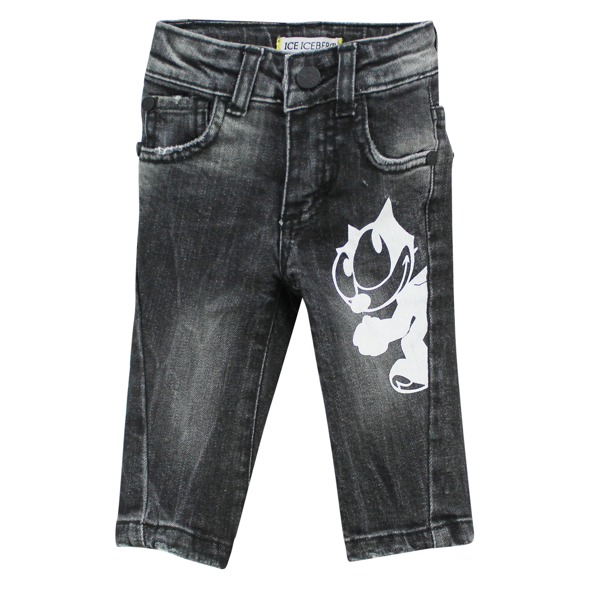 ViaMonte Shop | Ice Iceberg jeans baby boy grigio in cotone