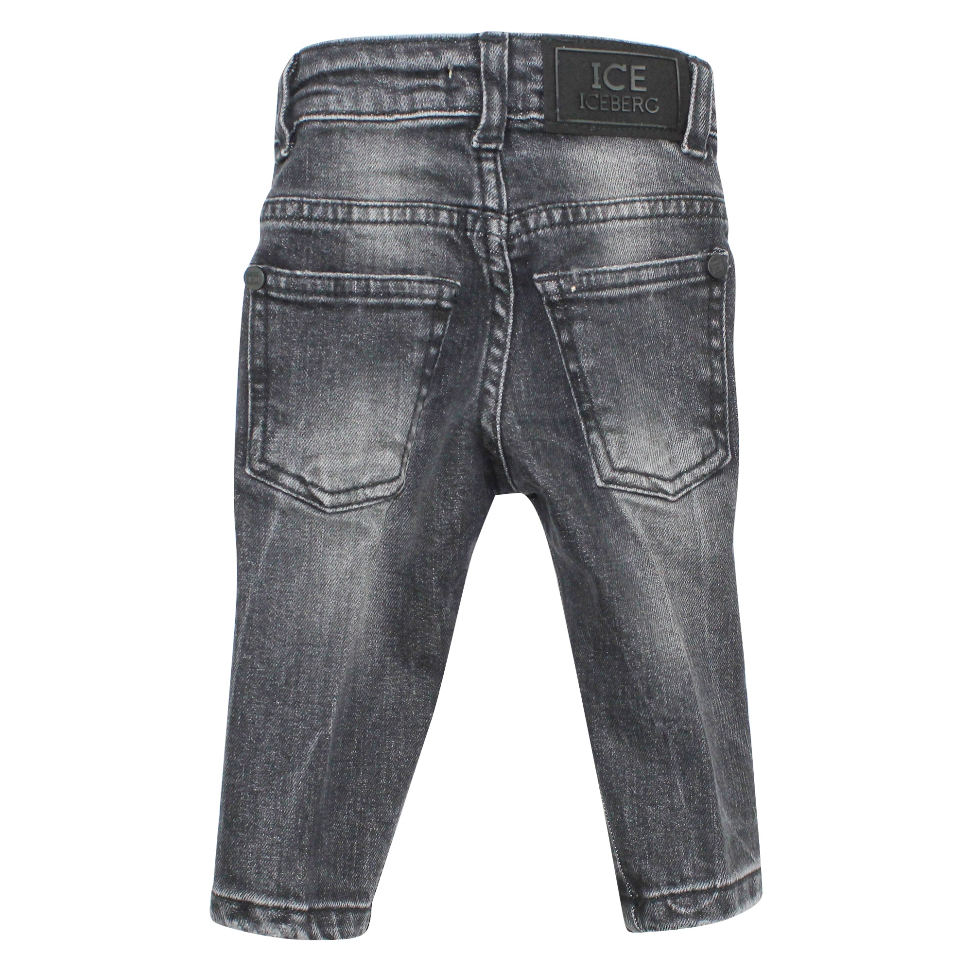 ViaMonte Shop | Ice Iceberg jeans baby boy grigio in cotone