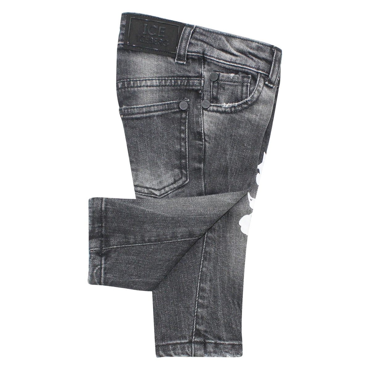 ViaMonte Shop | Ice Iceberg jeans baby boy grigio in cotone