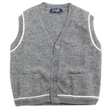 ViaMonte Shop | Il Gufo gilet baby boy grigio in lana