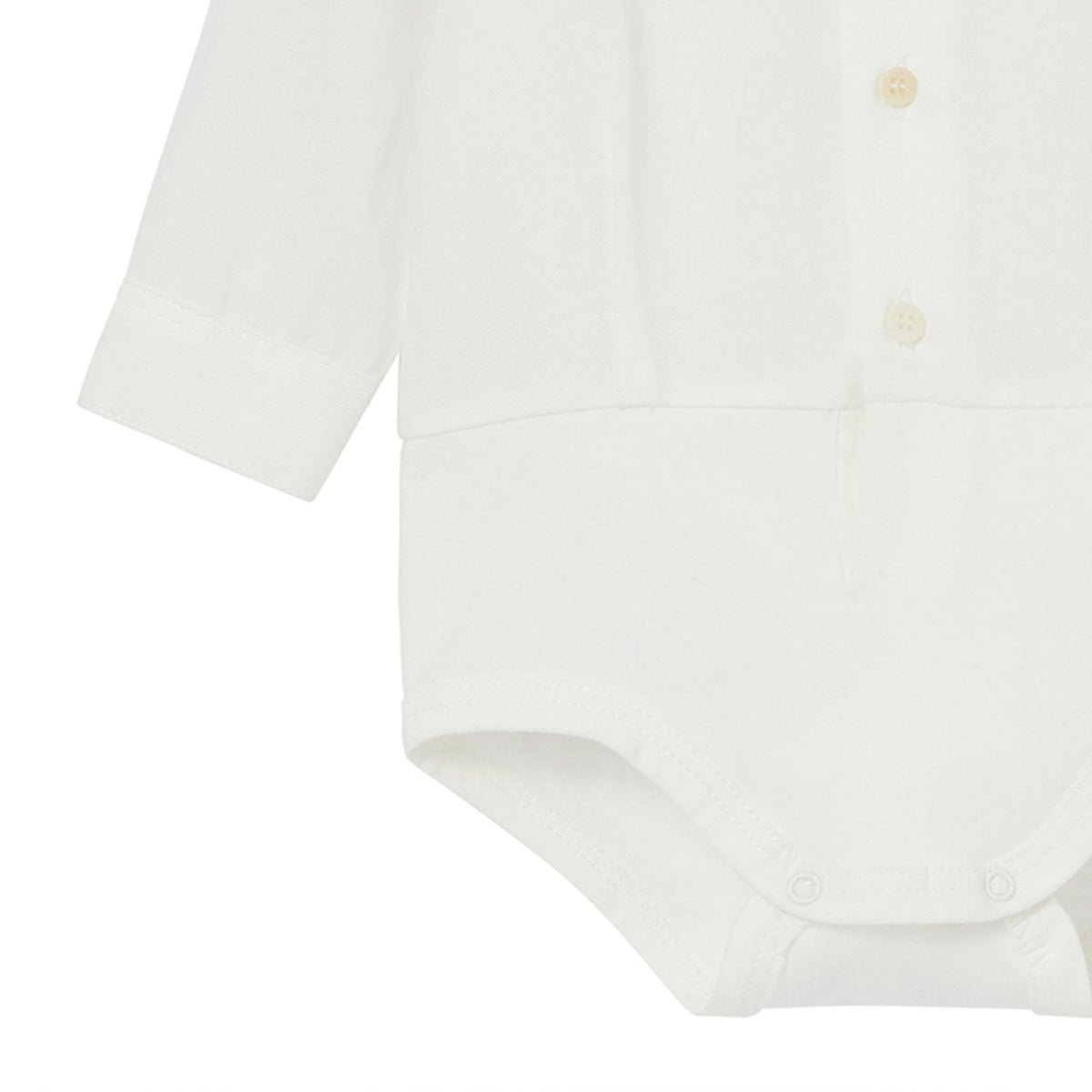 ViaMonte Shop | Il Gufo body camicia baby boy bianca in cotone