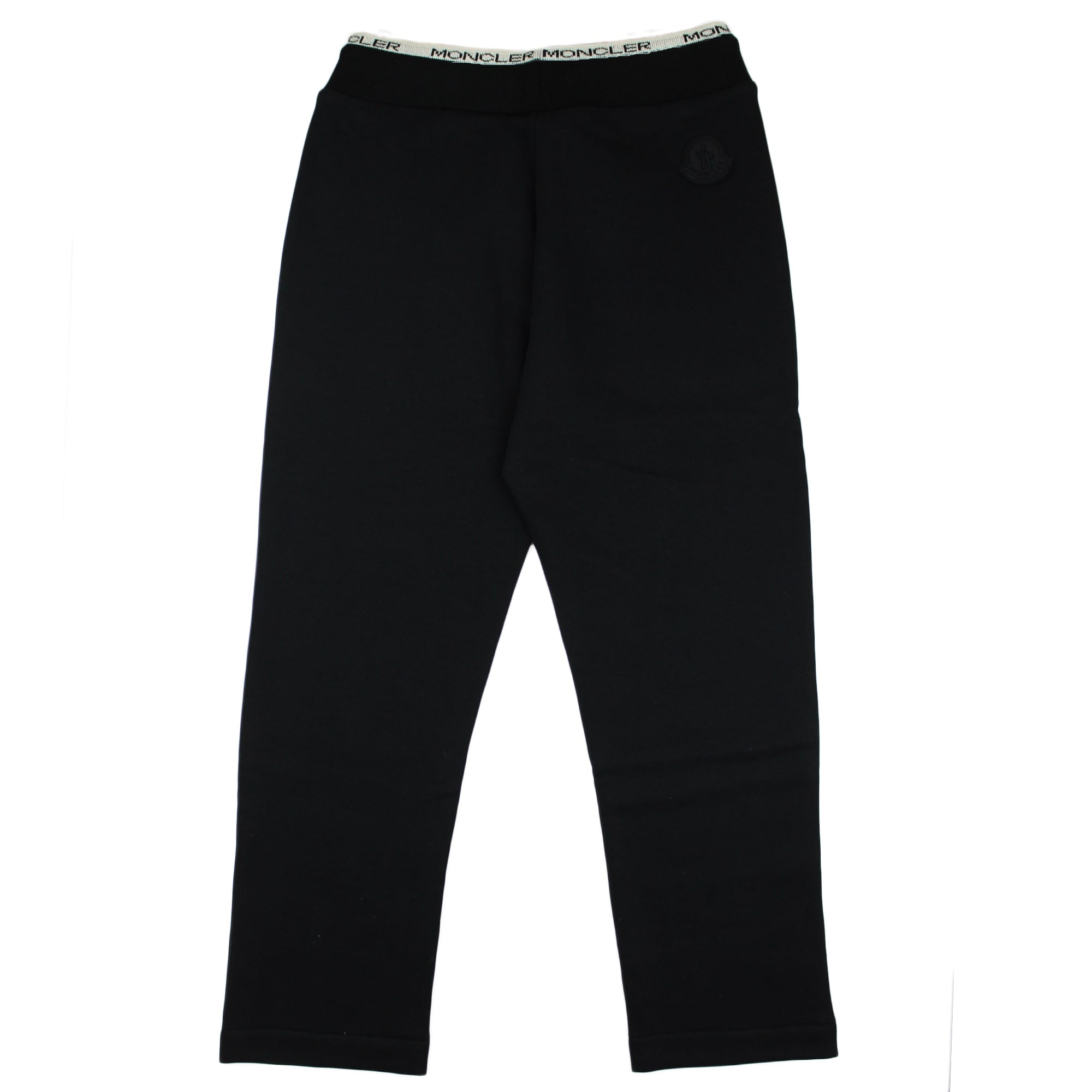 ViaMonte Shop | Moncler Enfant pantalone jogging bambino in cotone nero