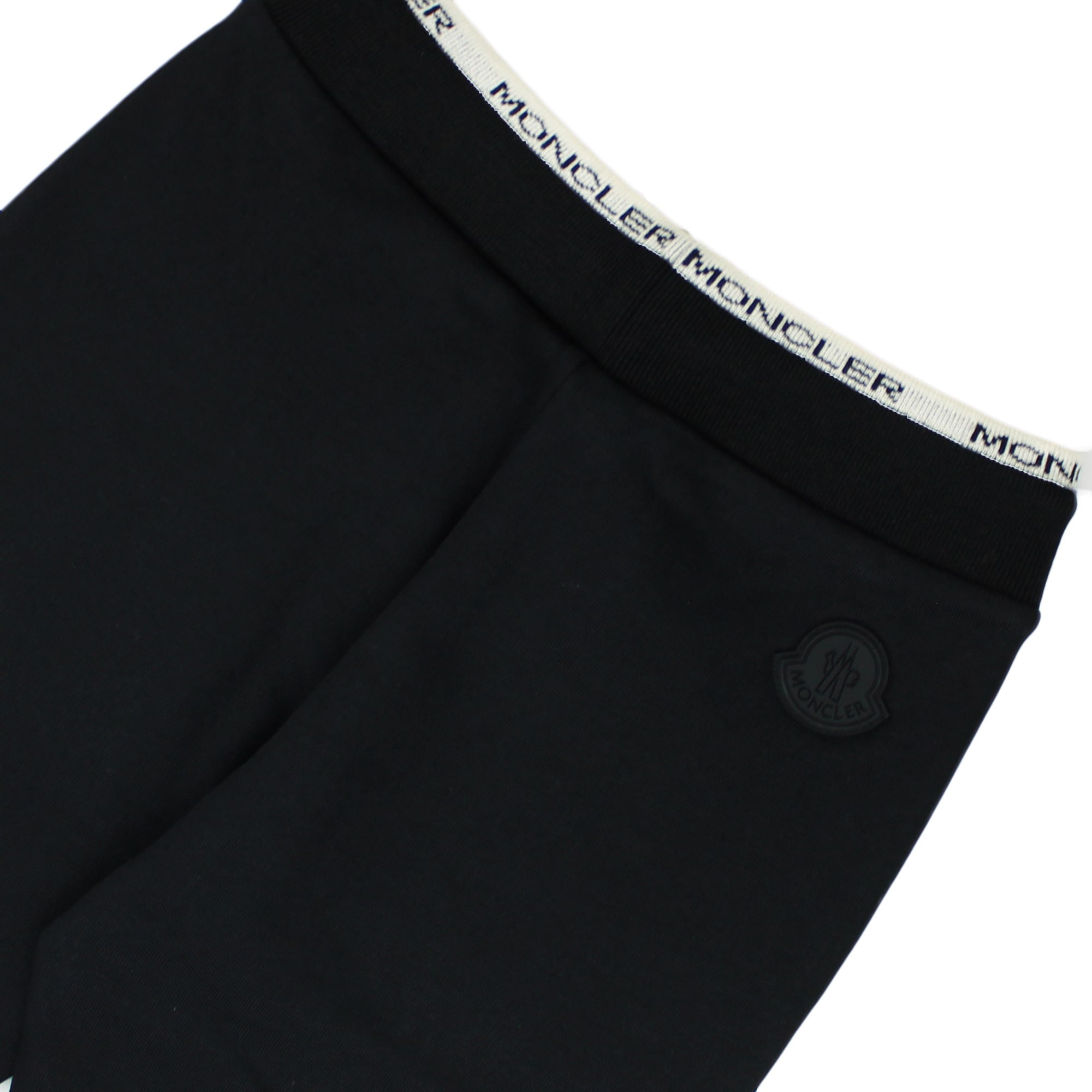 ViaMonte Shop | Moncler Enfant pantalone jogging bambino in cotone nero