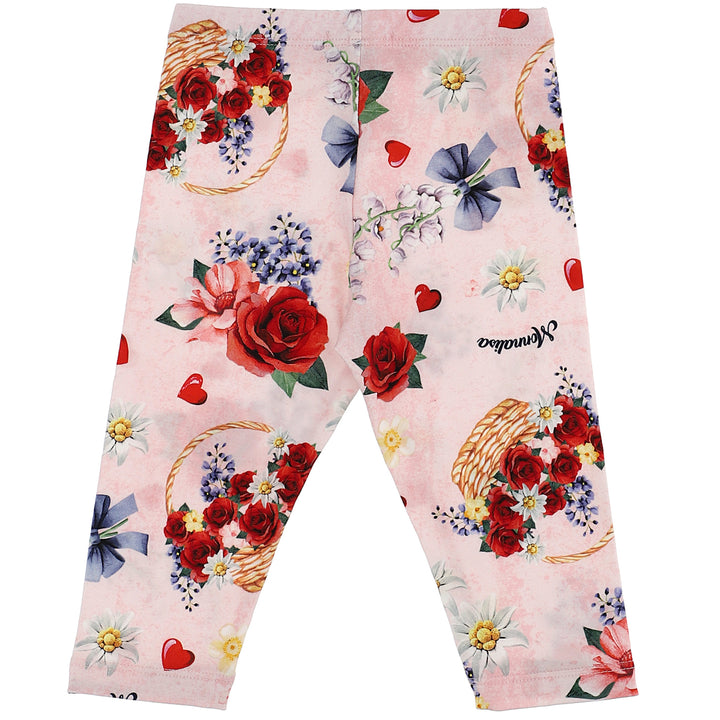 ViaMonte Shop | Monnalisa leggings baby stampa all over in jersey di cotone