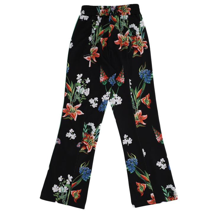 ViaMonte Shop | Monnalisa pantalone nero teen con stampa fiori