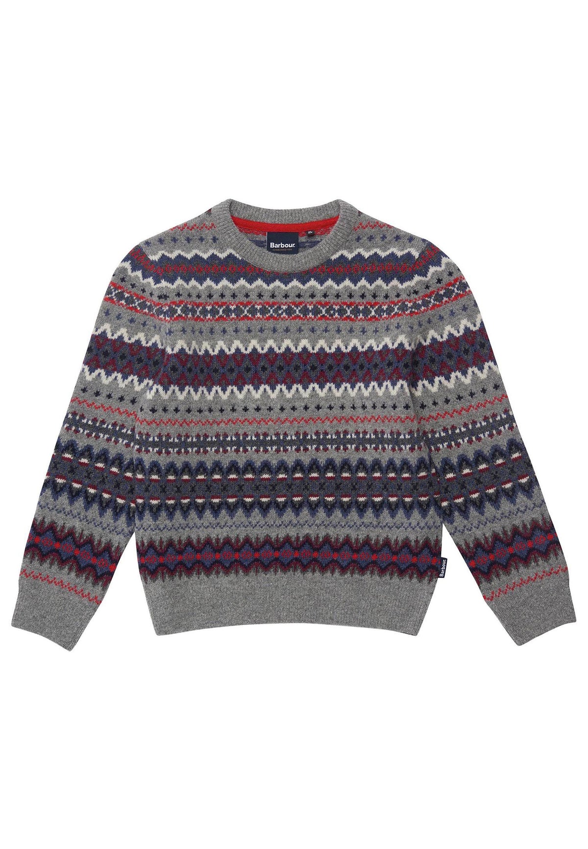 ViaMonte Shop | Barbour kid's maglia bambino in lana jacquard a fantasia