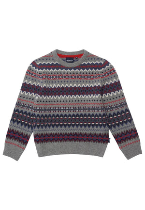 ViaMonte Shop | Barbour kid's maglia bambino in lana jacquard a fantasia