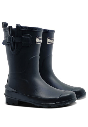 ViaMonte Shop | Barbour kid's stivale teen nero con logo