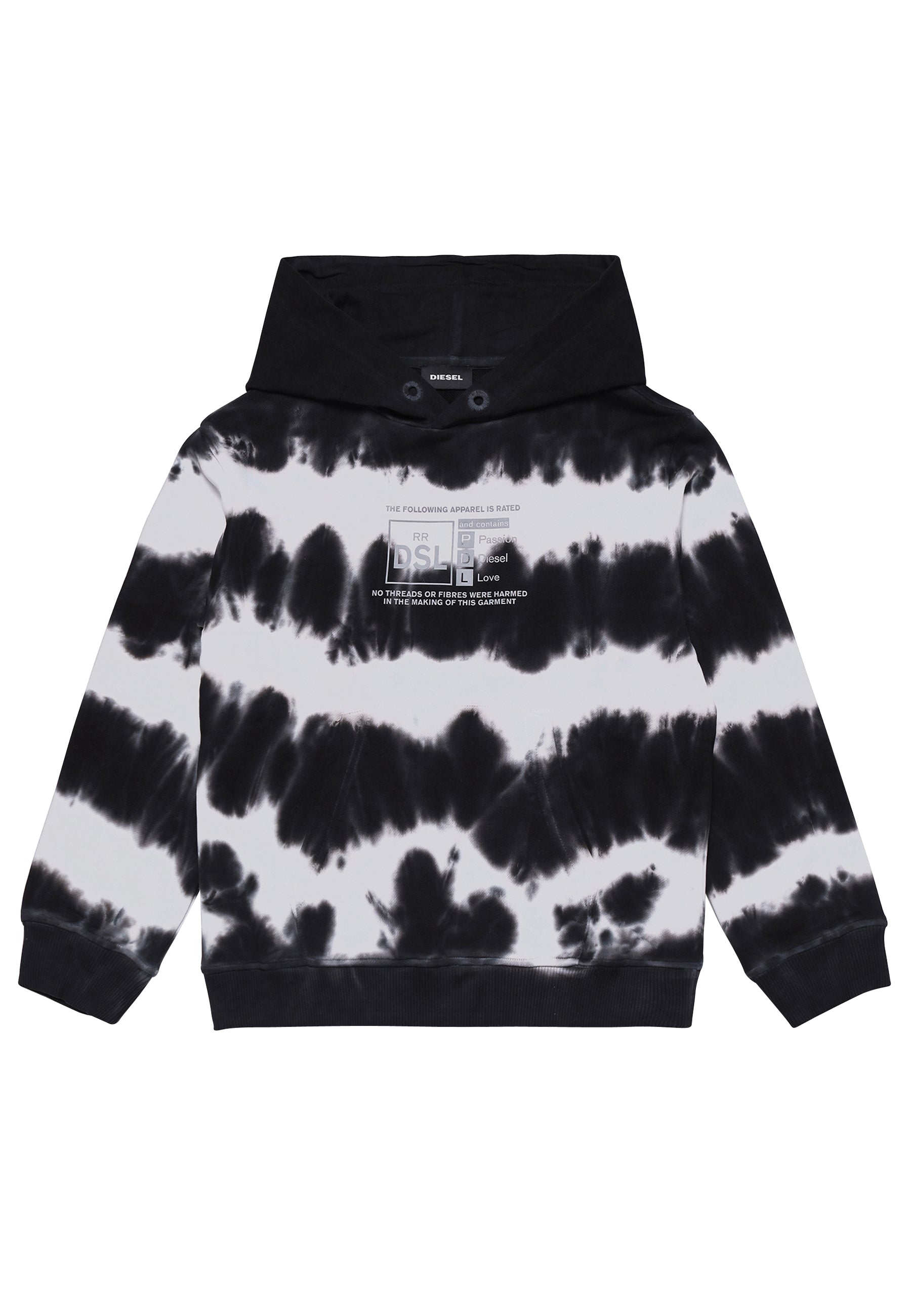 ViaMonte Shop | Diesel Kid felpa bambino summera83 over in cotone tie dye