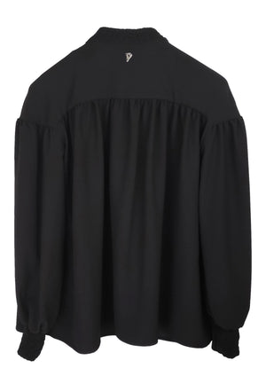 ViaMonte Shop | Dondup kids blusa teen nera in misto viscosa
