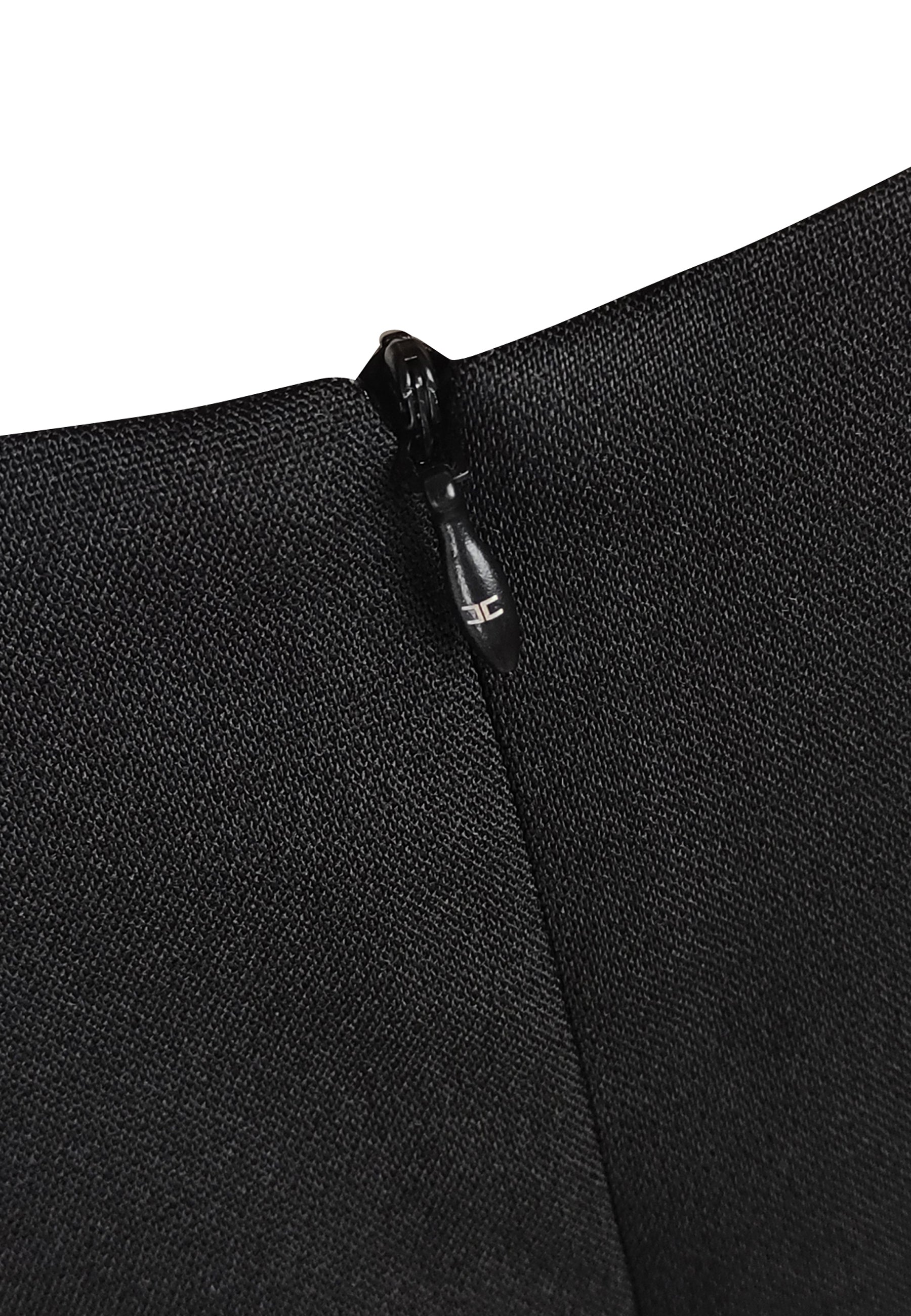 ViaMonte Shop | Elisabetta Franchi La Mia Bambina abito bambina nero in crepe