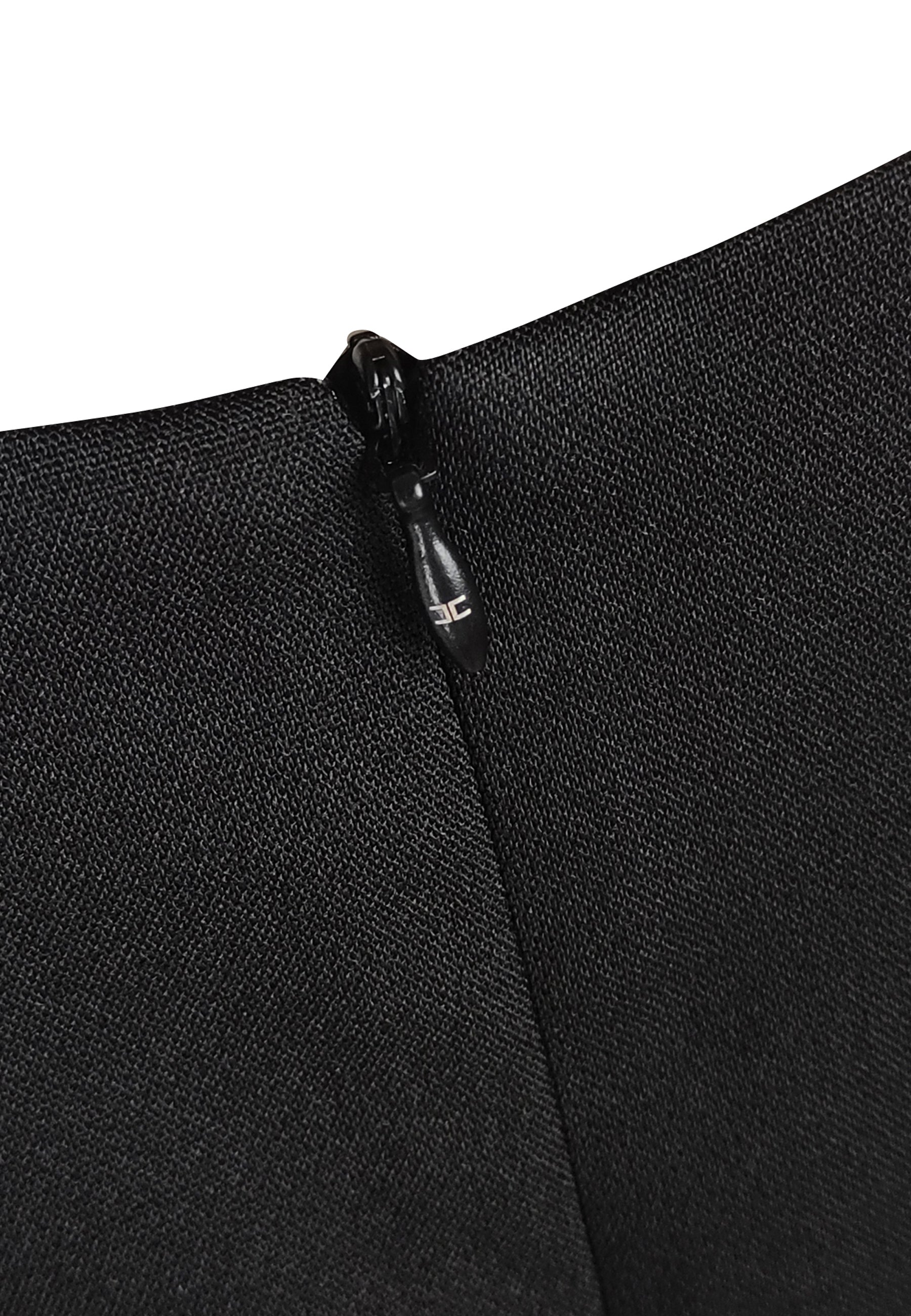 ViaMonte Shop | Elisabetta Franchi La Mia Bambina abito teen nero in crepe