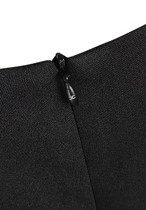 ViaMonte Shop | Elisabetta Franchi La Mia Bambina abito teen nero in crepe