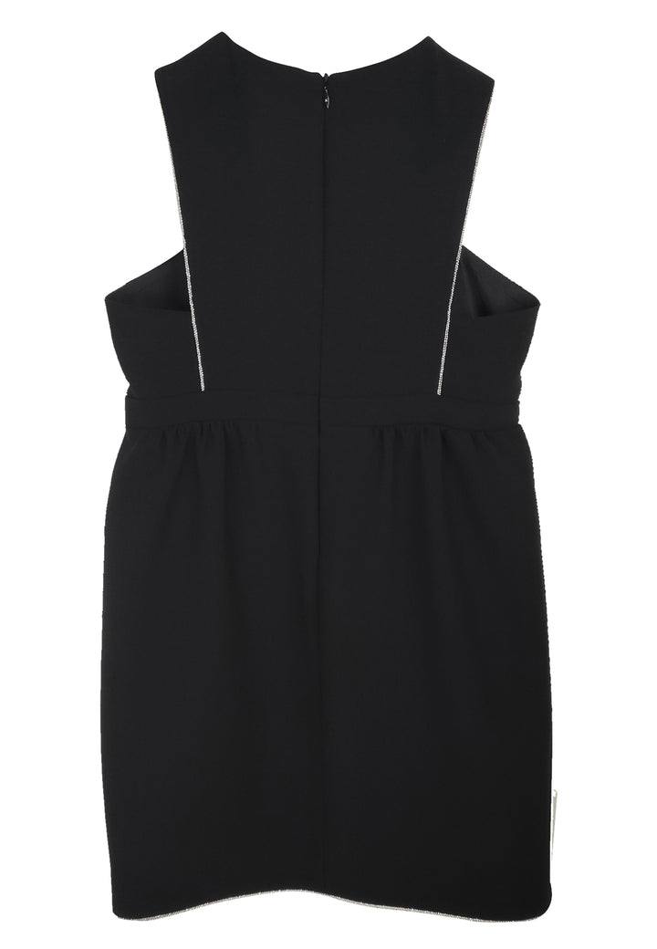 ViaMonte Shop | Elisabetta Franchi La Mia Bambina abito bambina nero in crepe