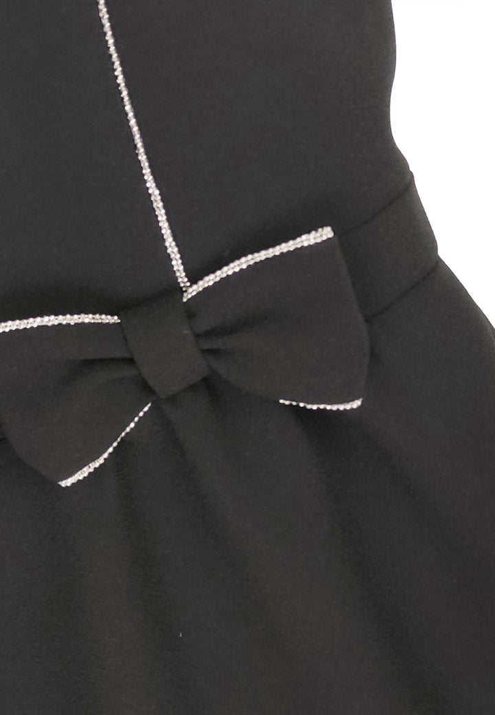 ViaMonte Shop | Elisabetta Franchi La Mia Bambina abito bambina nero in crepe